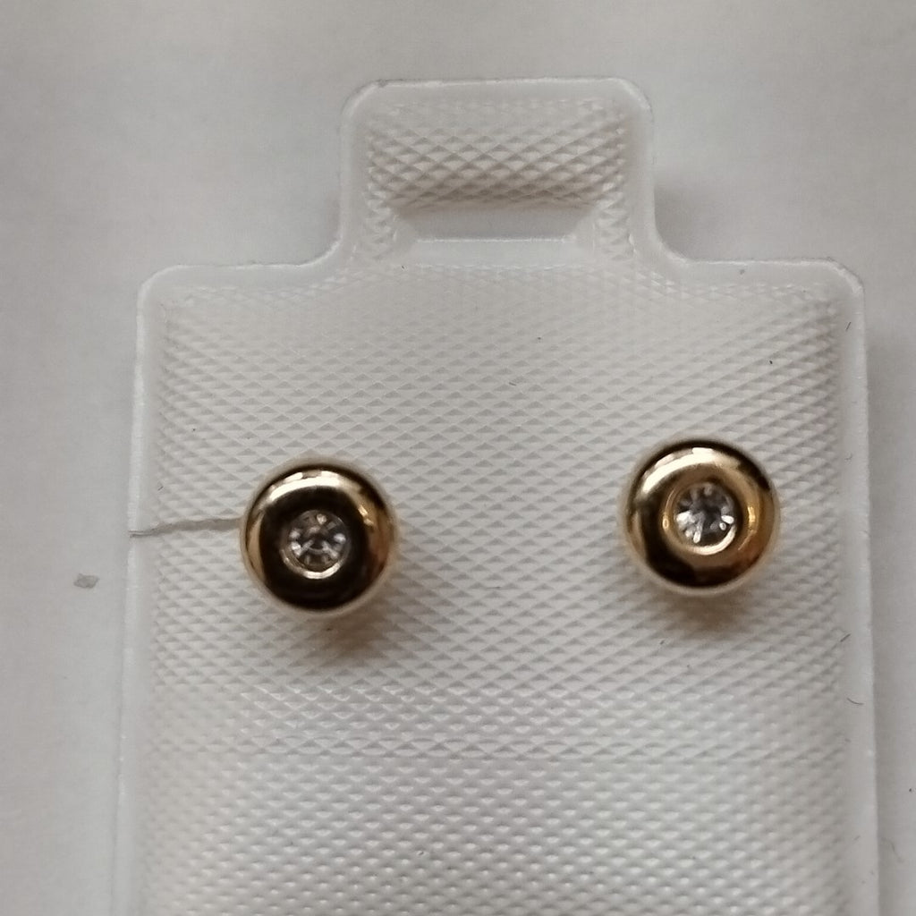 BROQUELES BROQUEL C CIRCONIA 14K 0.27 GR (NUEVO)