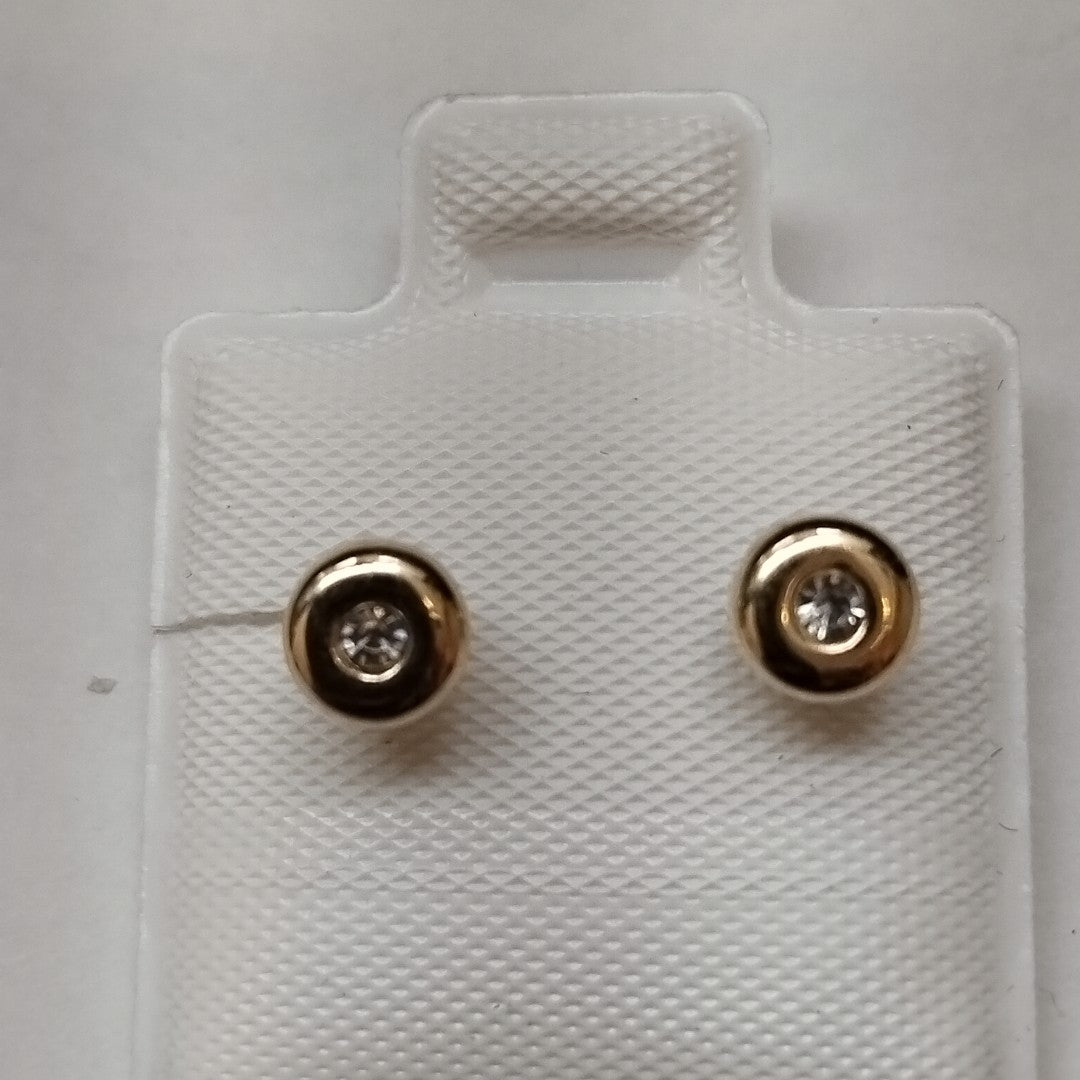 BROQUELES BROQUEL C CIRCONIA 14K 0.27 GR (NUEVO)