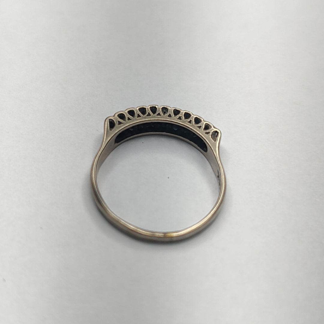 ANILLO ORO BLANCO 10 K 2,00 GRMS (SEMINUEVO)