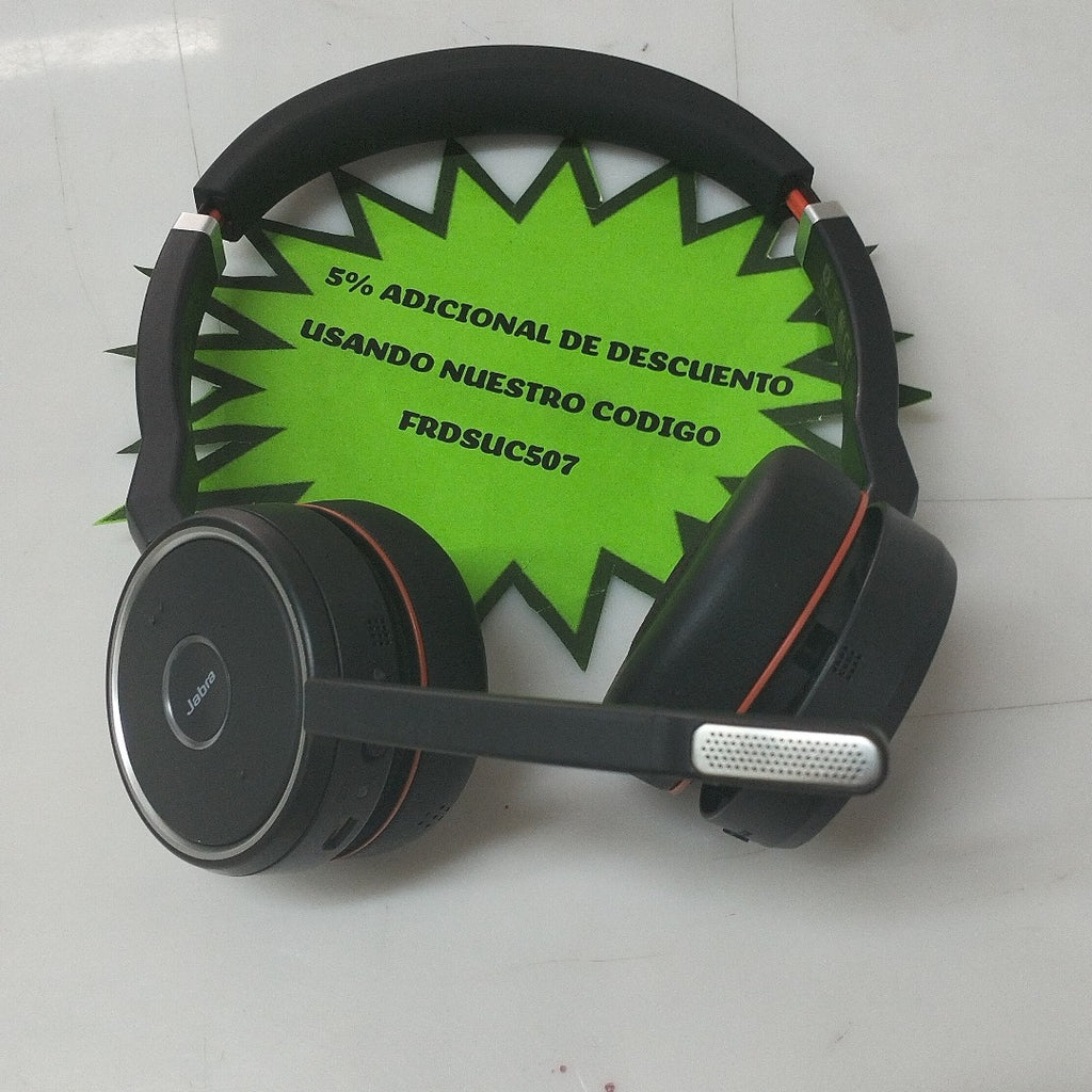 AUDIFONOS JABRA EVOLVE HSC040W INALAMBRICO OVER EAR (SEMINUEVO)