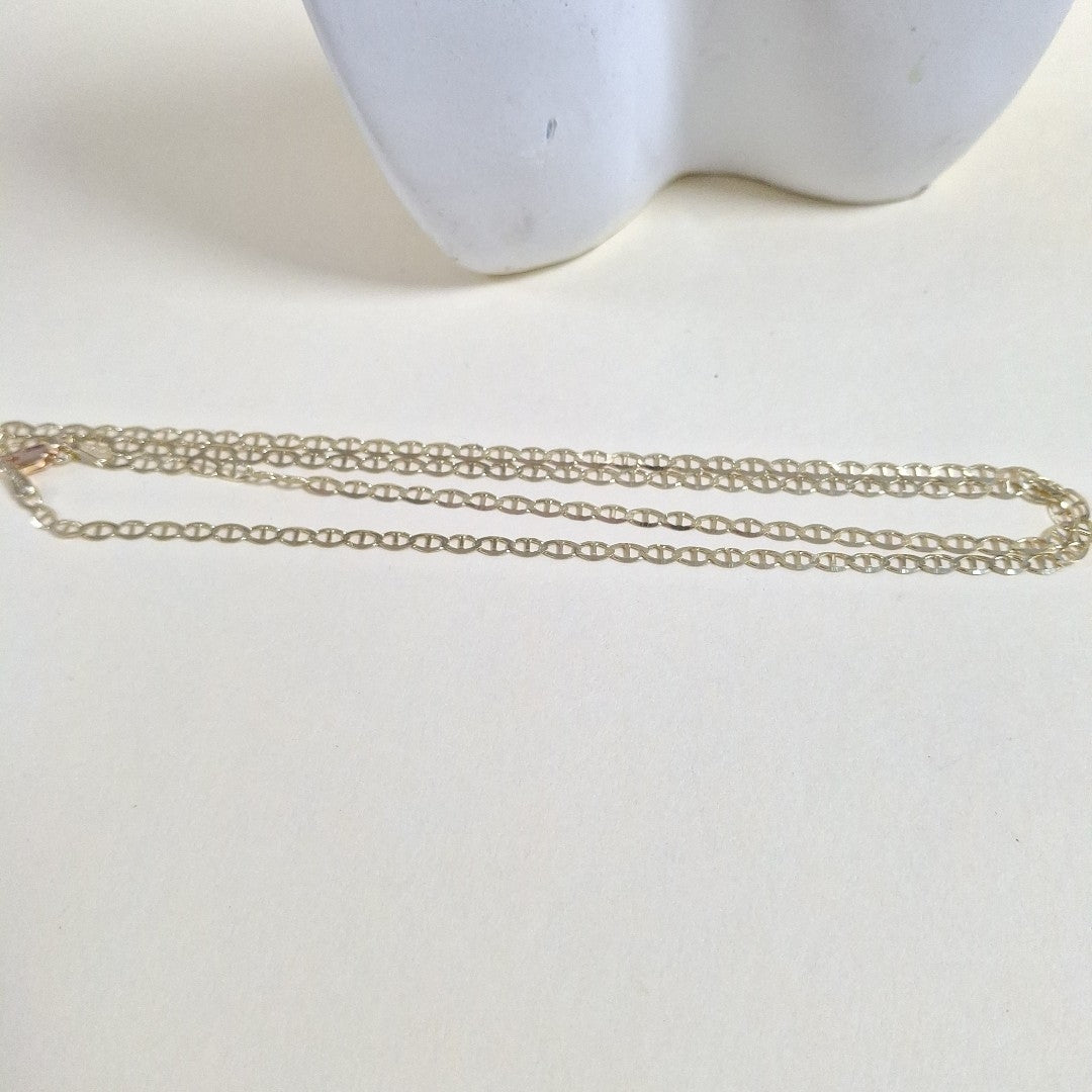 CADENAS TEJIDO GUCHI ORO 10K 60 CM 4.1 GR (NUEVO)