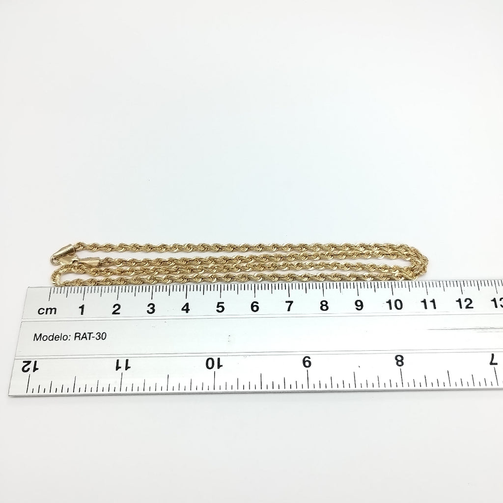 CADENA ORO 14 K 3 GRMS (SEMINUEVO)
