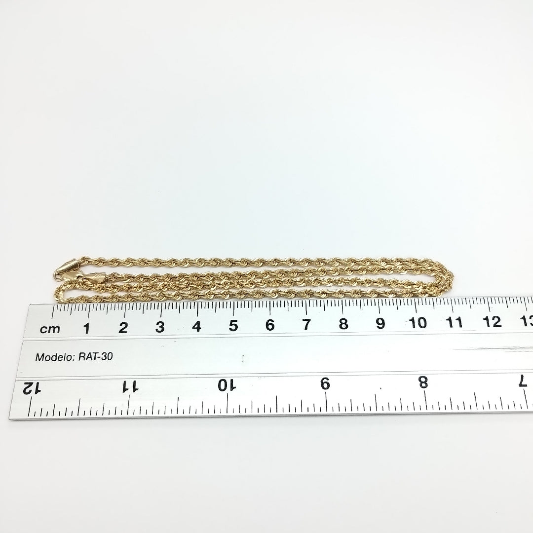 CADENA ORO 14 K 3 GRMS (SEMINUEVO)