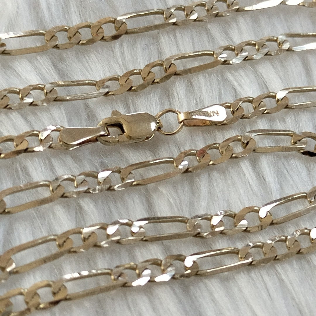 CADENA 3X1 14K 55 CM 7.1 GR (NUEVO)