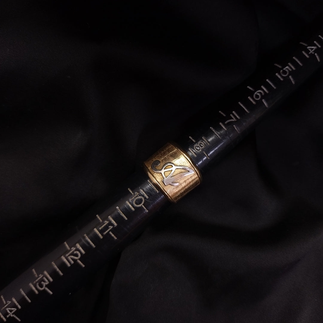 ANILLITO ORO COMBINADO 10 K 3,70 GRMS (SEMINUEVO)
