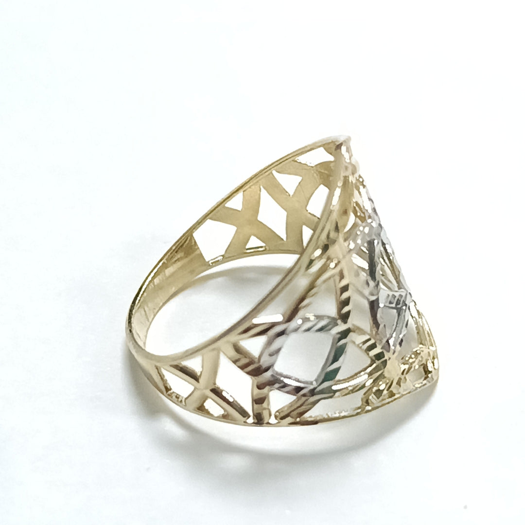 ANILLOS CON ESTRELLA CELTA 14K TALLA 6.5 2.2 GR (NUEVO)