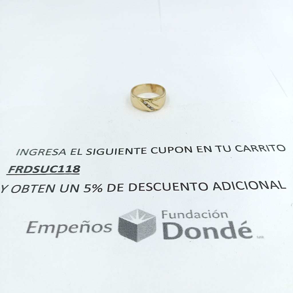 ARGOLLA ORO 14 K 8.9 GRMS (SEMINUEVO)