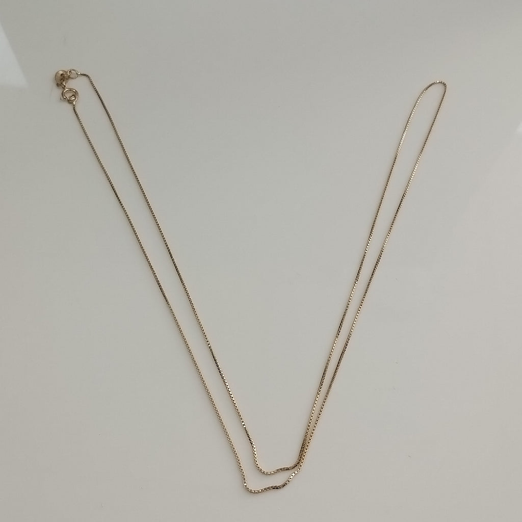 CADENA VENECIANO 14K 55 CM 1.7 GR (NUEVO)