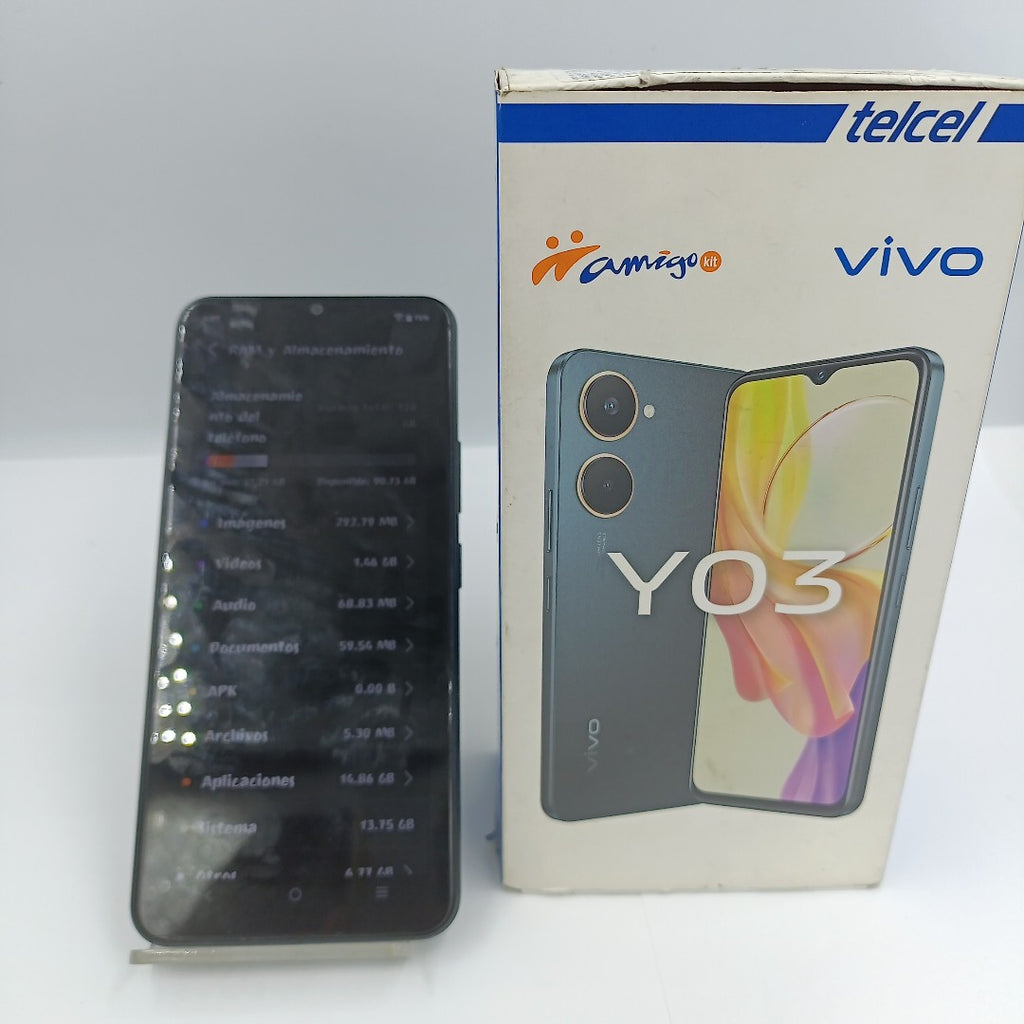 CELULAR VIVO Y03 V2332 (2024) 128 GB 4 GB RAM (SEMINUEVO)