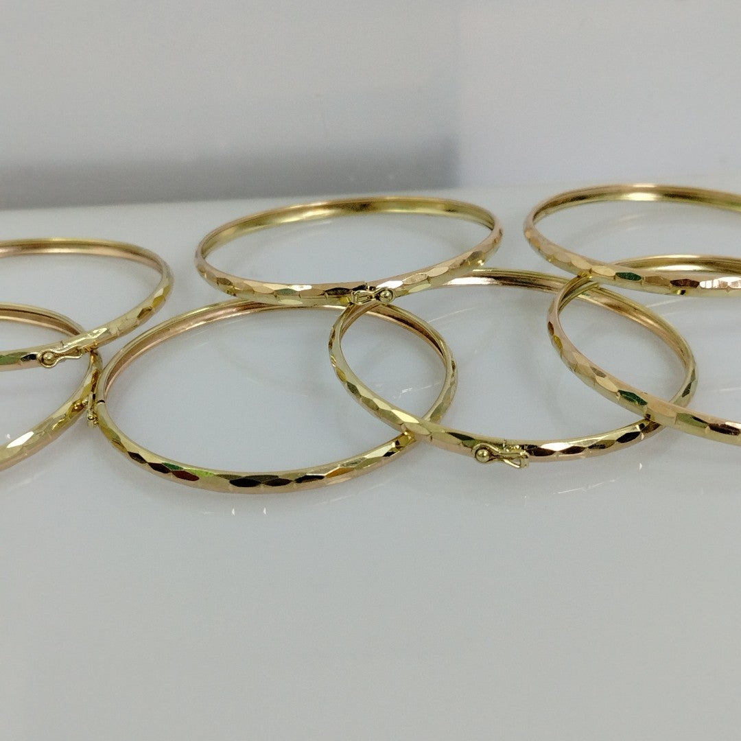 SEMANARIO DE PULSERAS ORO 14 K 32.8 GRMS (SEMINUEVO)