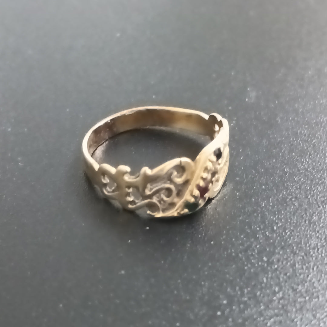 ANILLO ORO 14 K 2,00 GRMS (SEMINUEVO)