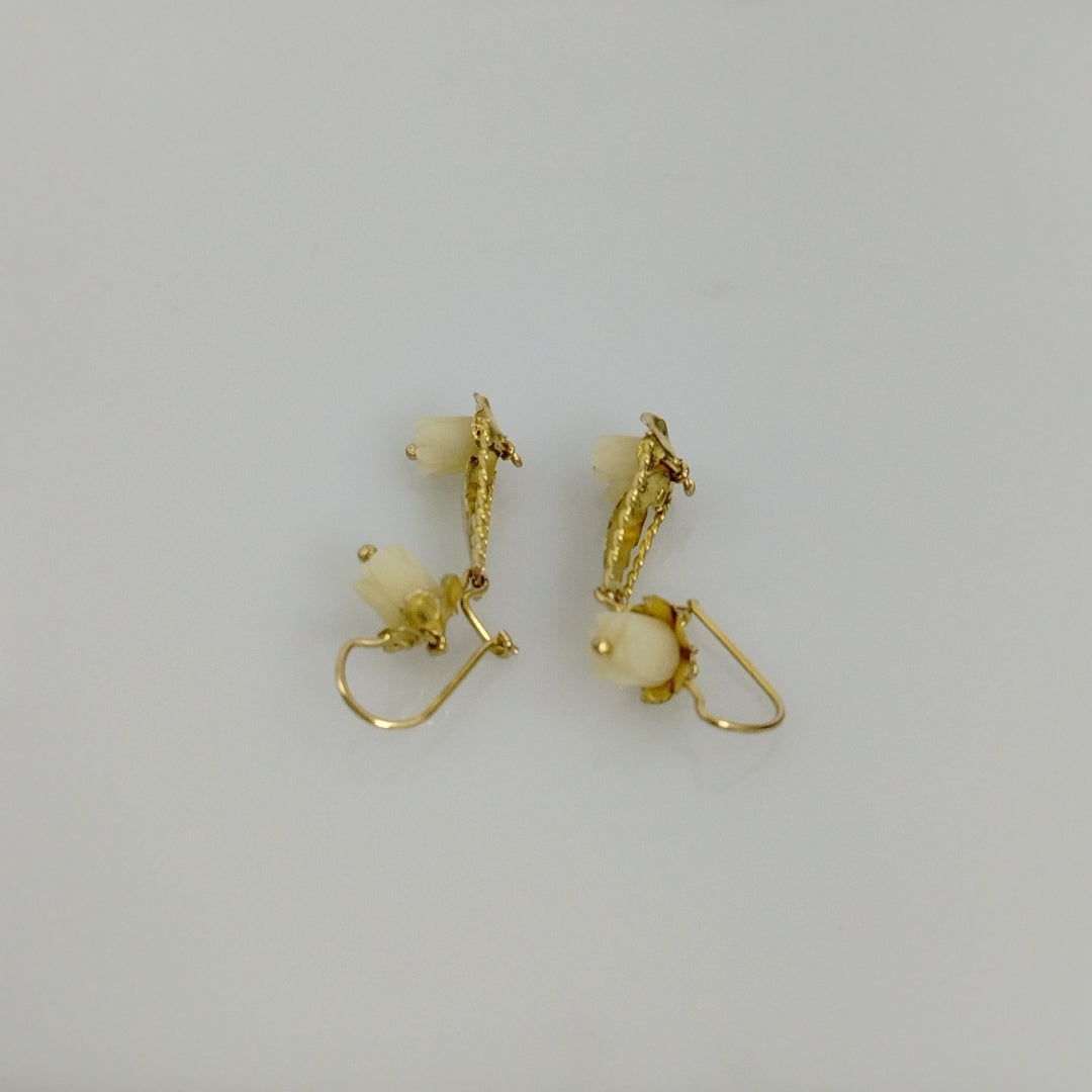 ARETES PAR ORO 10 K 4.8 GRMS (SEMINUEVO)