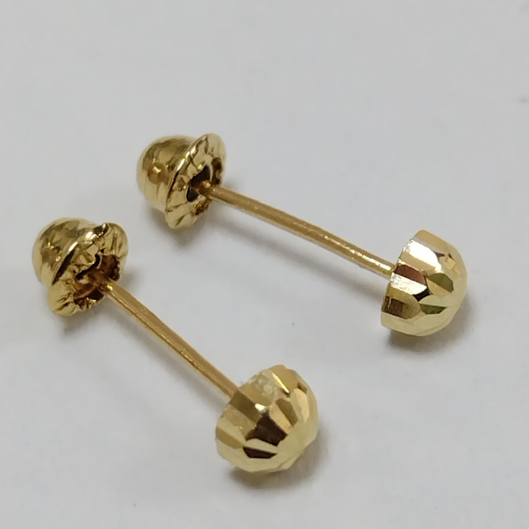 BROQUELES BROQUEL FIG HONGO 14K 0.17 GR (NUEVO)