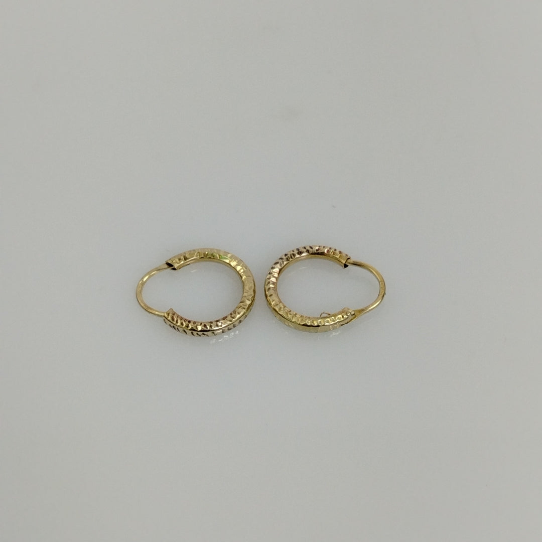 ARRACADAS PAR ORO 10 K 1.2 GRMS (SEMINUEVO)
