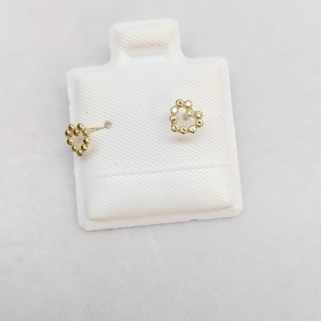BROQUELES BROQUEL FIG CORAZON 14K 0.23 GR (NUEVO)