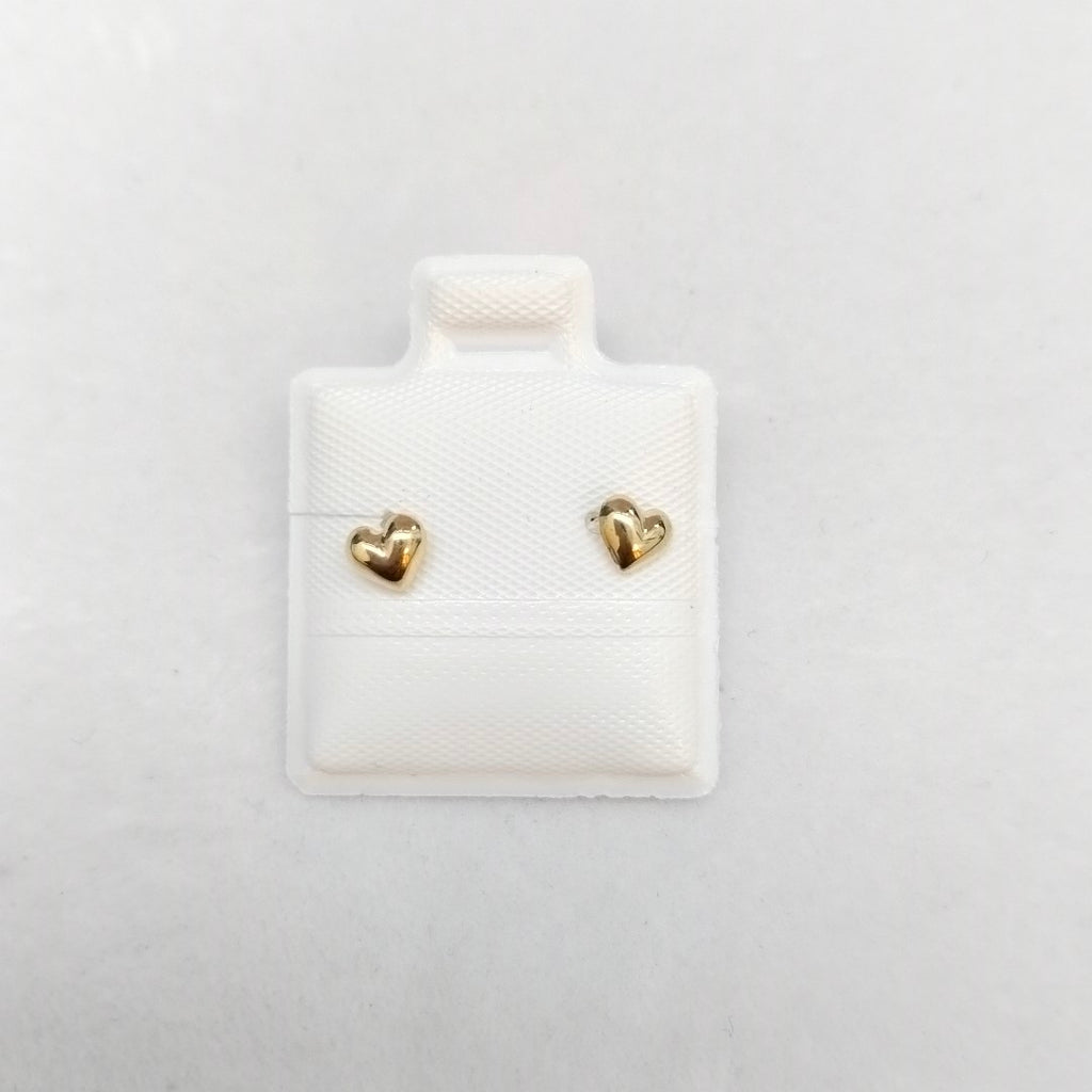 BROQUELES BROQUEL FIG CORAZON LISO 14K 0.1987 GR (NUEVO)