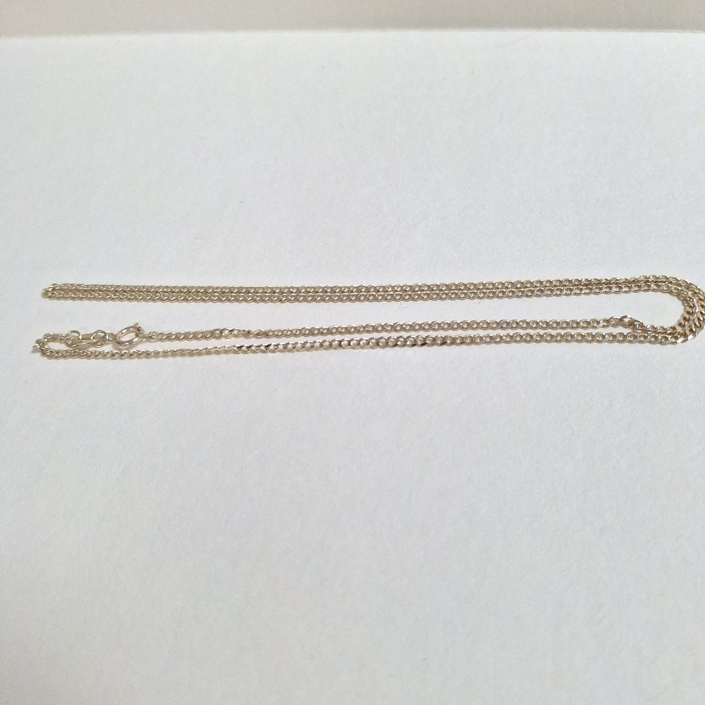 CADENAS TEJIDO BARBADA ORO 10K 50 CM 3.4 GR (NUEVO)