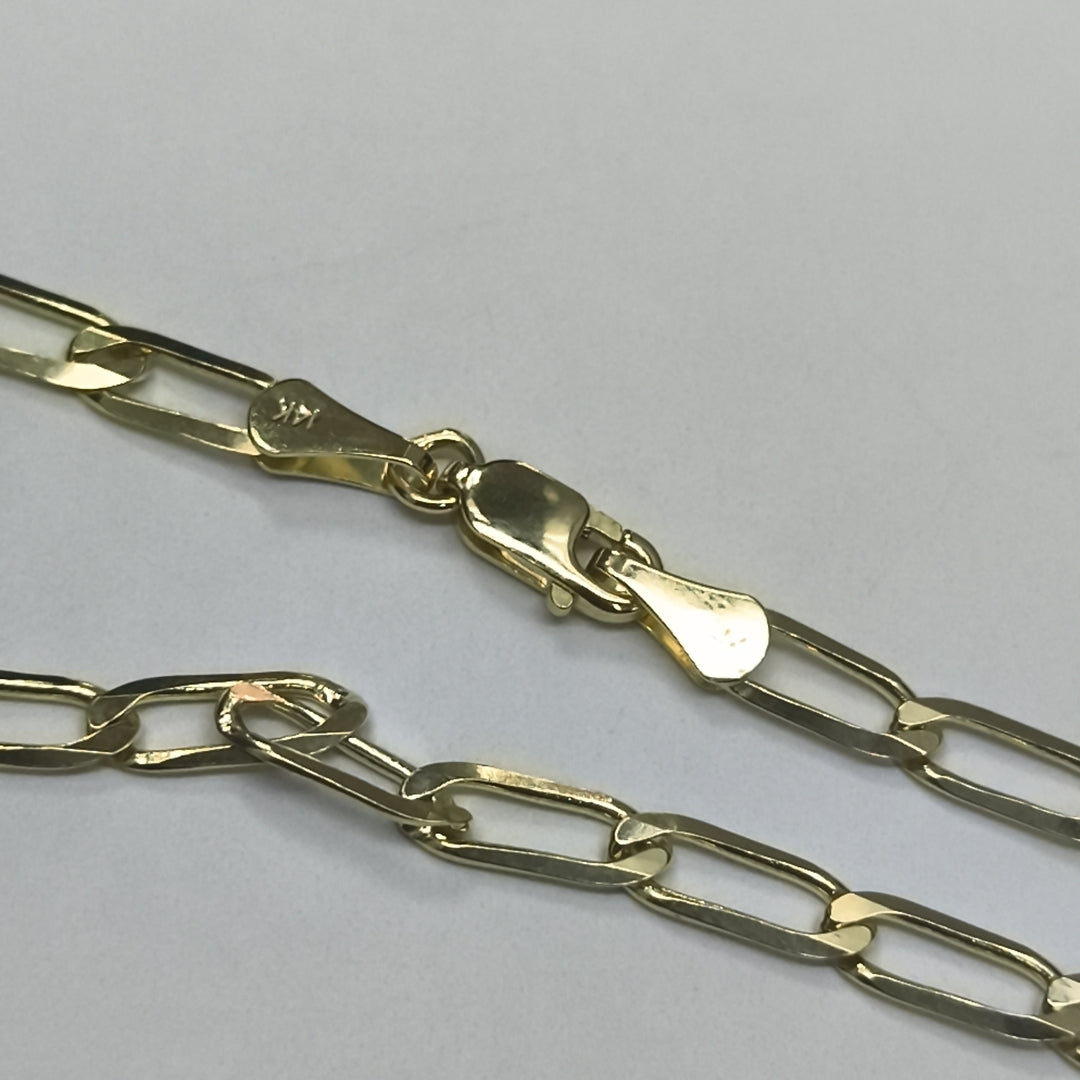 CADENA ESLABONES 14K 55 CM 10.4 GR (NUEVO)