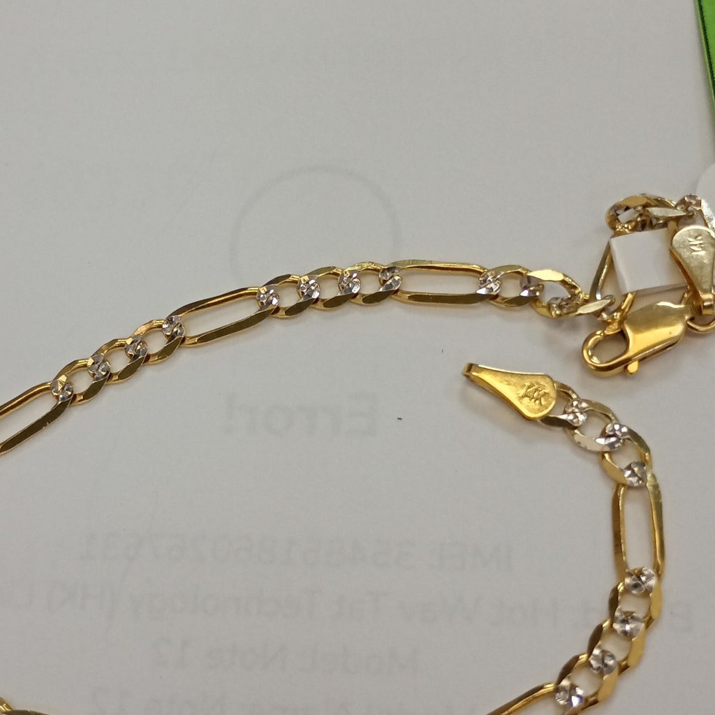 PULSERA 3X1 14K 21 CM 4.5 GR (NUEVO)