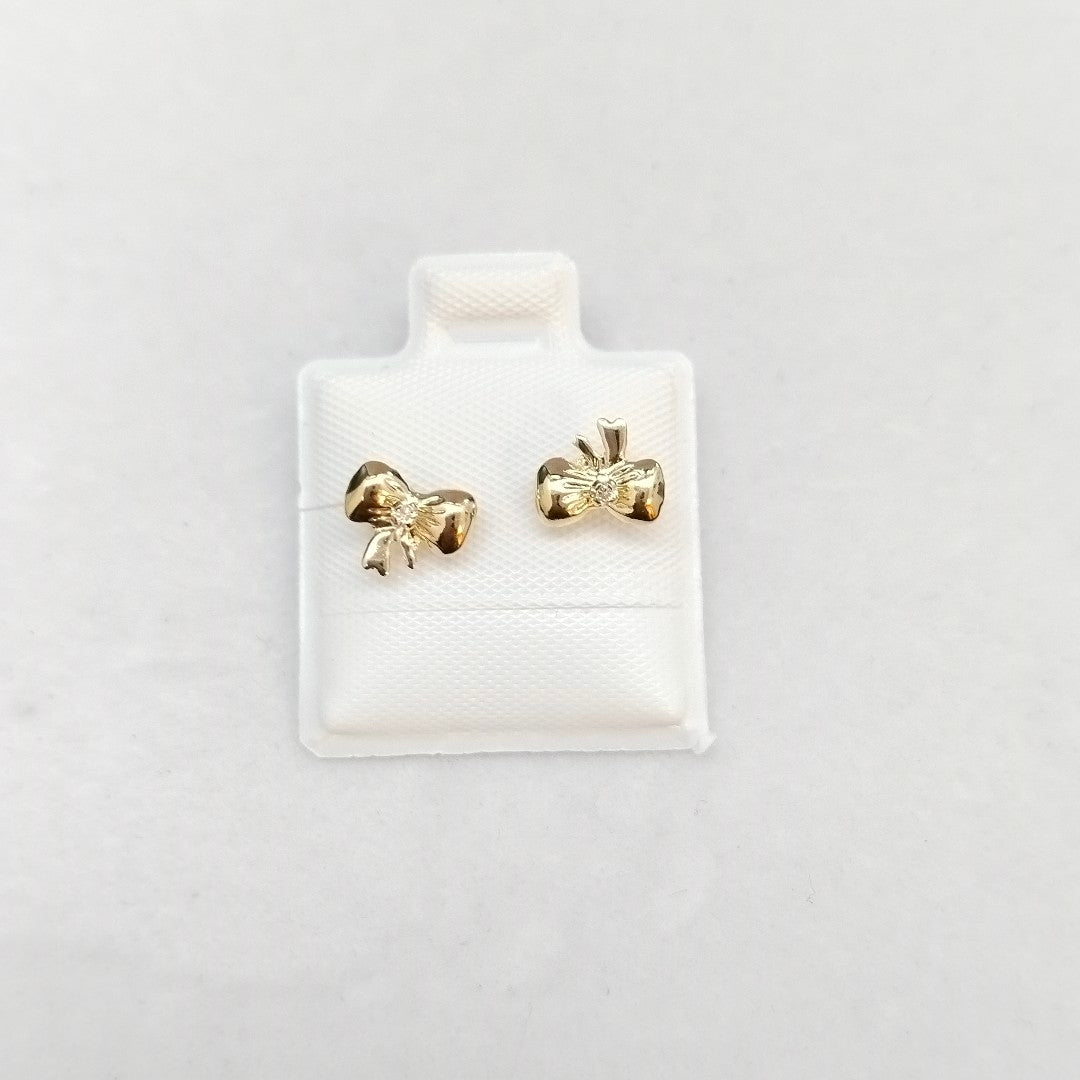 BROQUELES BROQUEL FIG MOÑO C CIRCONIA 14K 0.2441 GR (NUEVO)