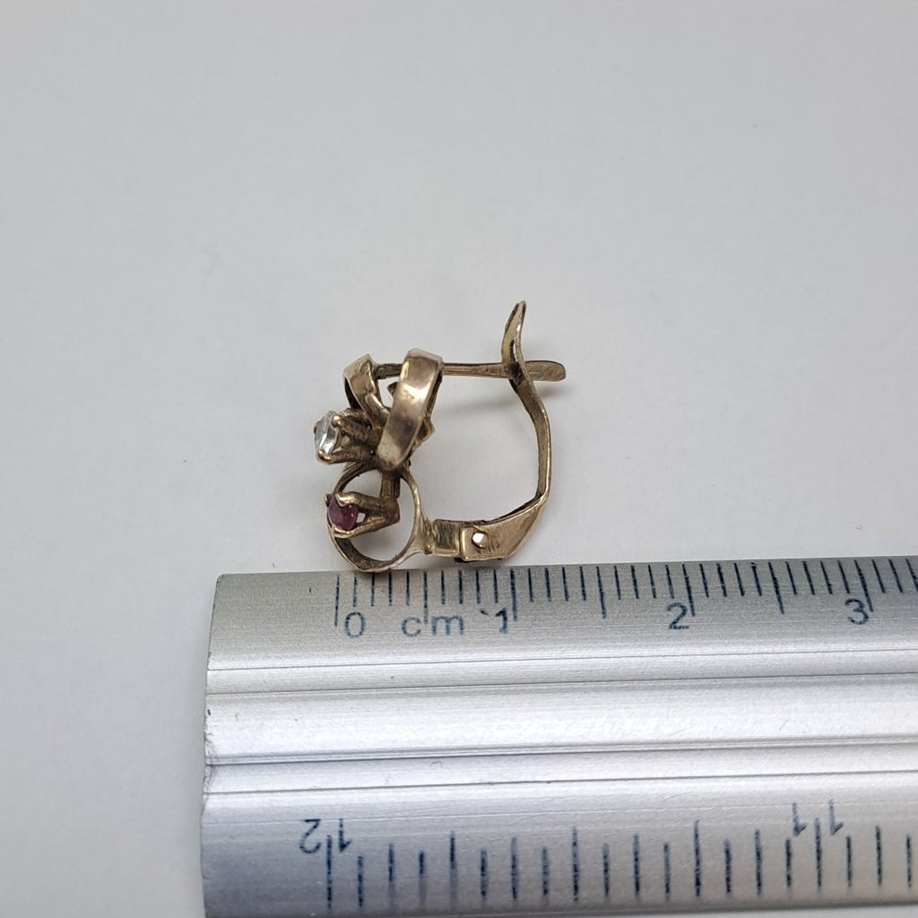 ARETES PAR ORO 10 K 2.5 GRMS (SEMINUEVO)