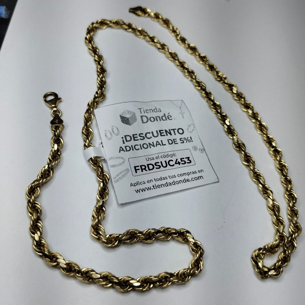 CADENA ORO 10 K 12.8 GRMS (SEMINUEVO)