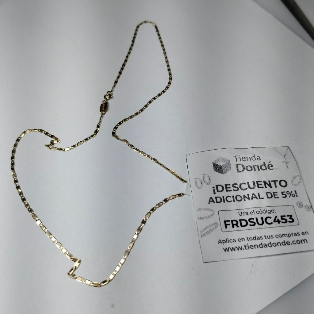 CADENA ORO 14 K 1,70 GRMS (SEMINUEVO)