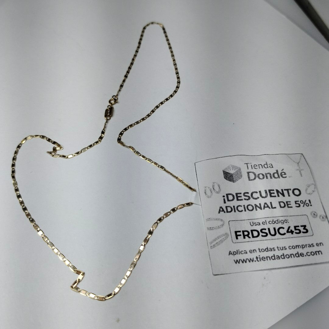 CADENA ORO 14 K 1,70 GRMS (SEMINUEVO)