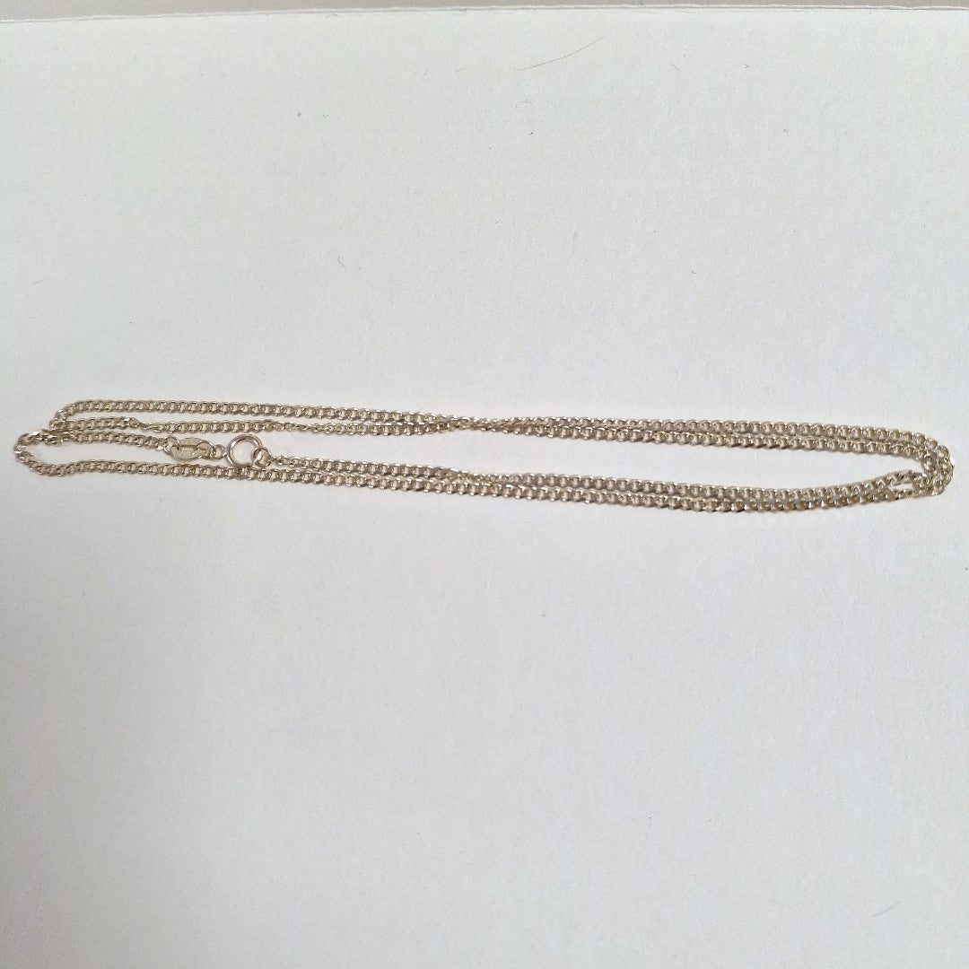 CADENAS TEJIDO BARBADA ORO 10K 55 CM 3.8 GR (NUEVO)