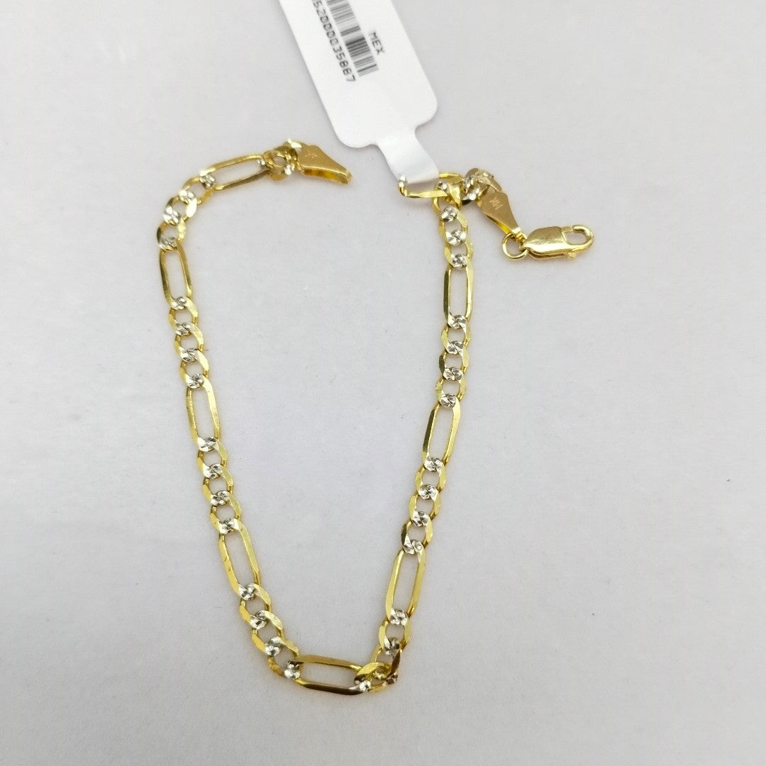 PULSERA 3X1 14K 21 CM 4.6 GR (NUEVO)