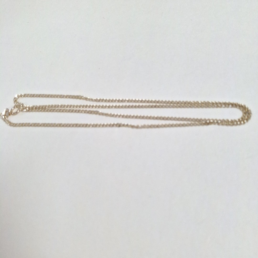 CADENAS TEJIDO BARBADA ORO 10K 50 CM 3.4 GR (NUEVO)