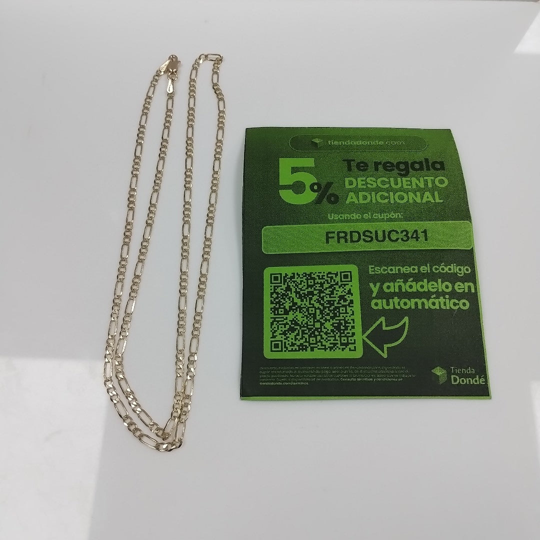 CADENA 3X1 14K 55 CM 4.9 GR (NUEVO)