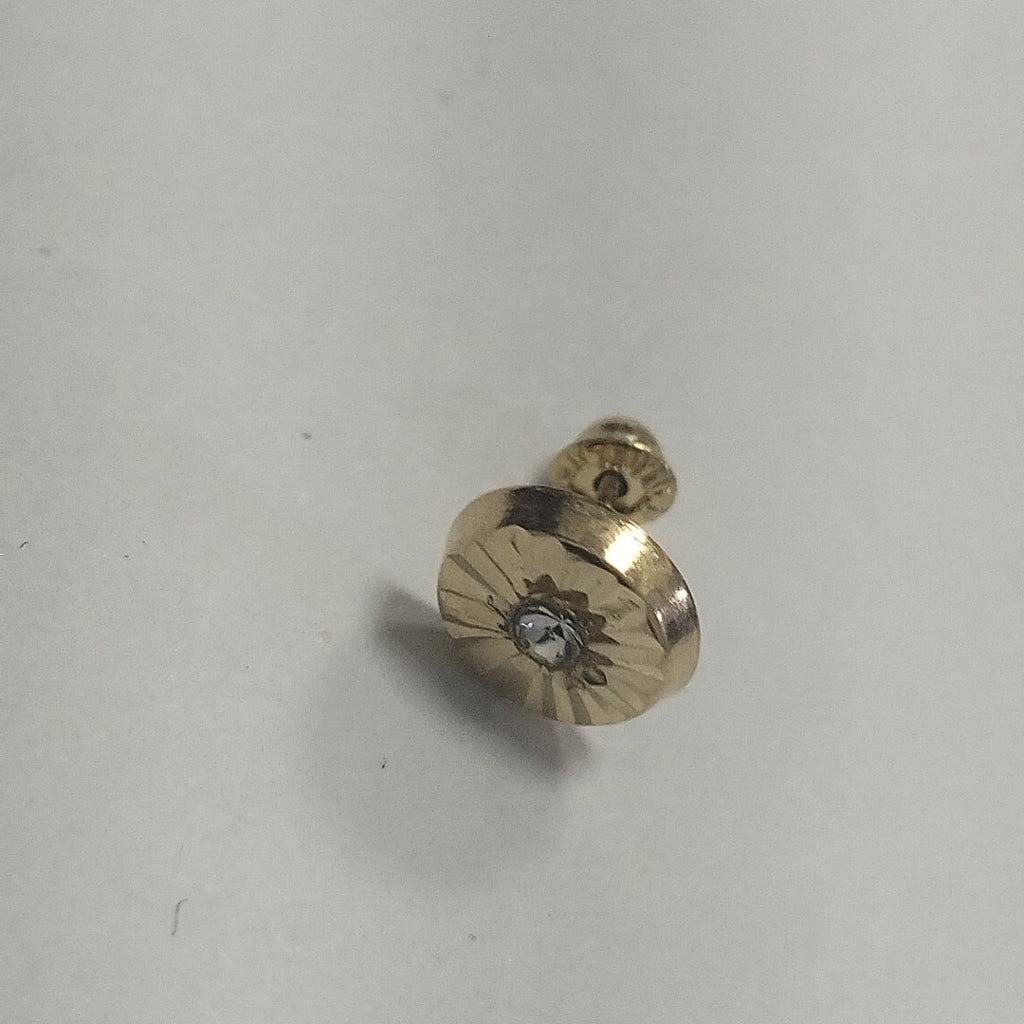 BROQUELES BROQUEL FIG BOTON C CIRCONIA 14K 0.2916 GR (NUEVO)