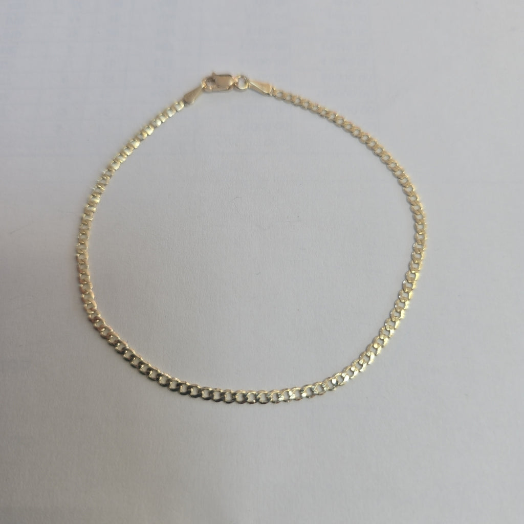 PULSERA BARBADA 14K 21 CM 2.2 GR (NUEVO)