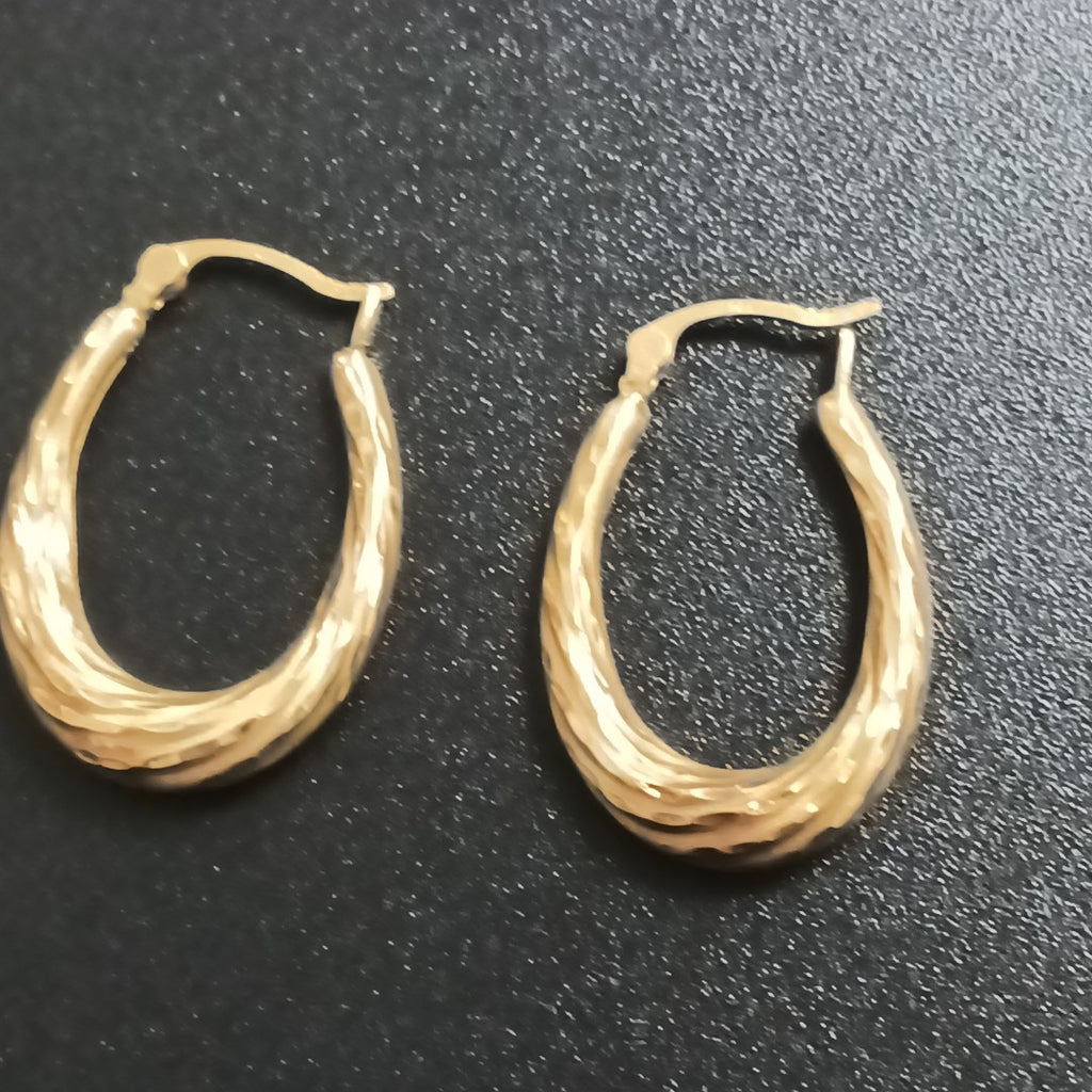 ARRACADAS PAR ORO 14 K 1.6 GRMS (SEMINUEVO)