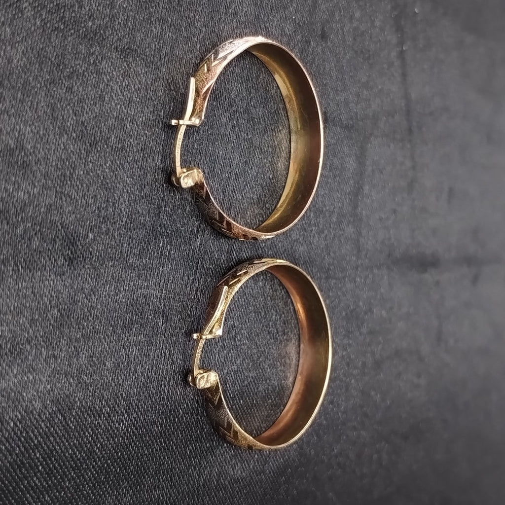 ARRACADAS PAR ORO 14 K 3.4 GRMS (SEMINUEVO)
