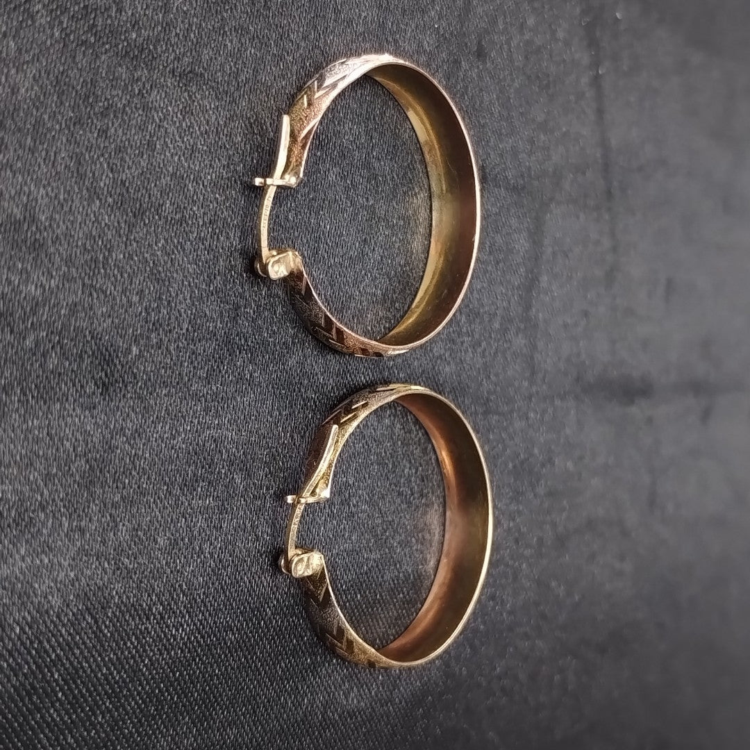 ARRACADAS PAR ORO 14 K 3.4 GRMS (SEMINUEVO)