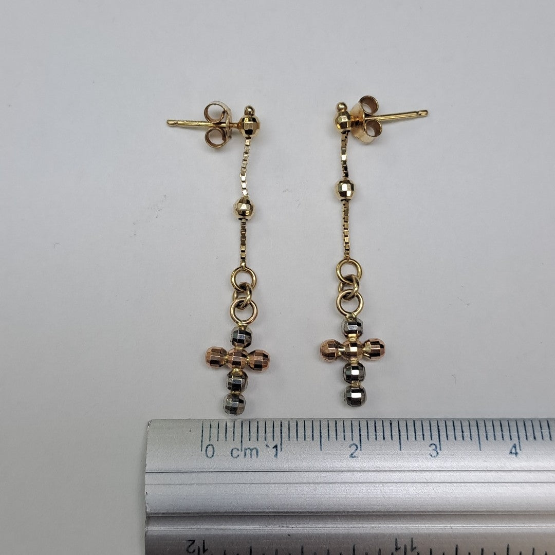 ARETES PAR ORO 10 K 1.7 GRMS (SEMINUEVO)