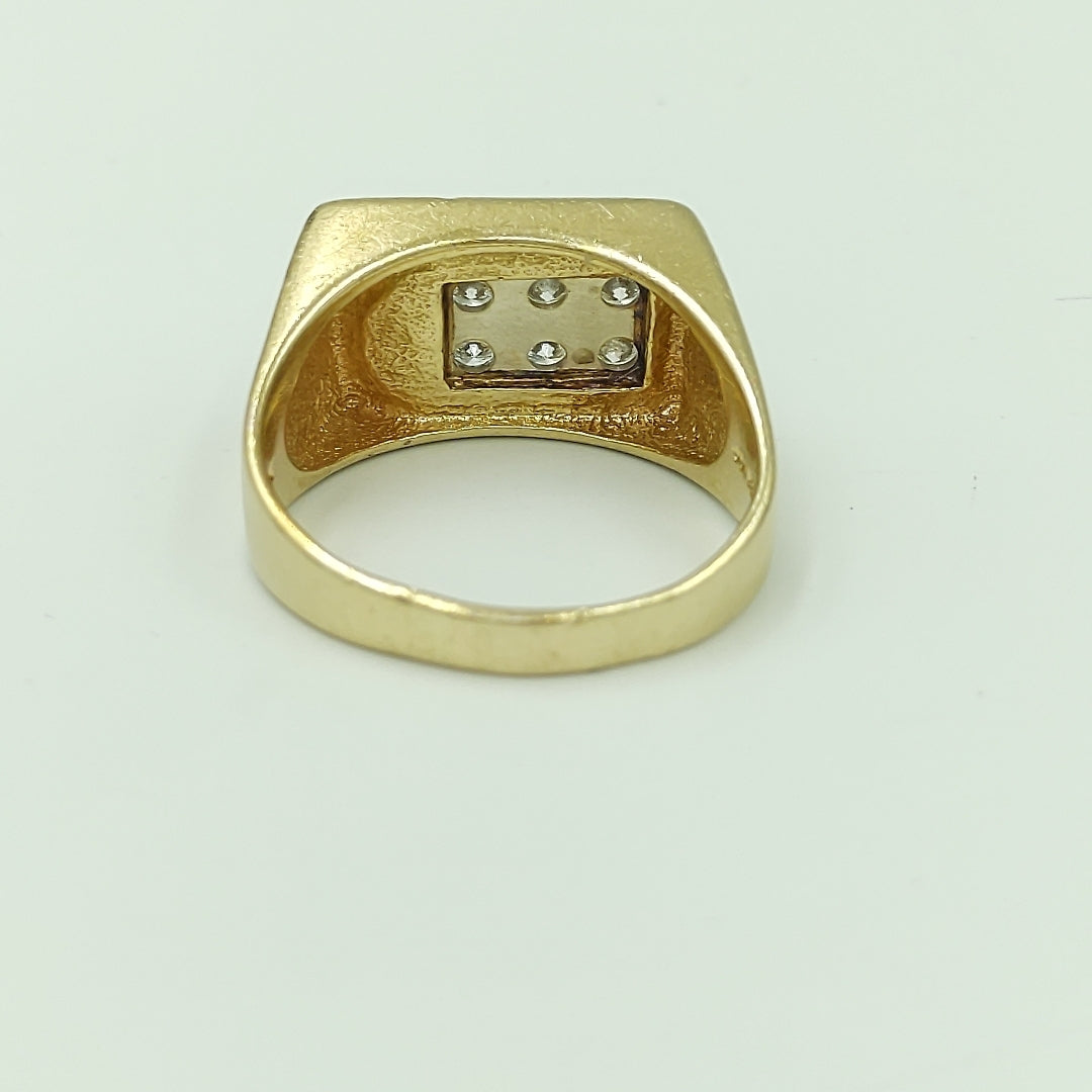 ANILLO ORO 14 K 11,10 GRMS (SEMINUEVO)