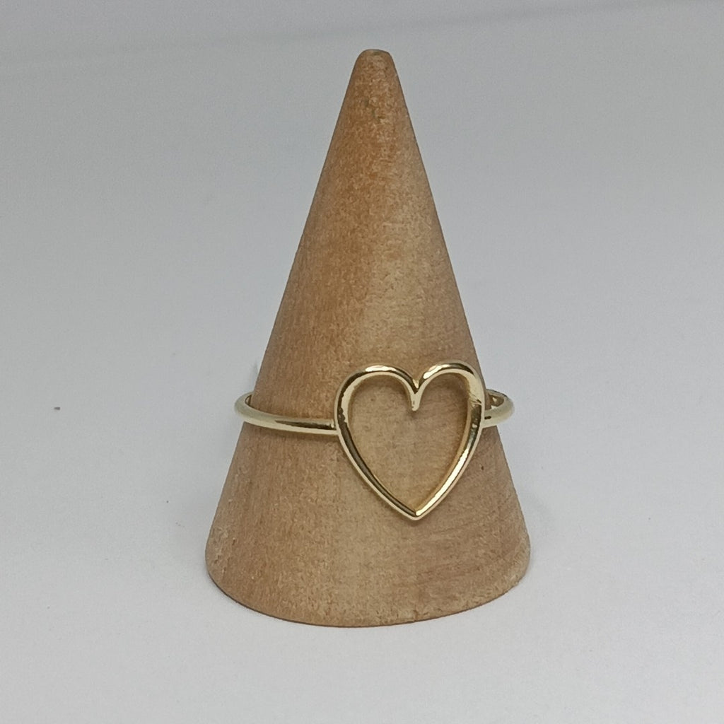 ANILLOS ANILLITO FIG CORAZON 10K TALLA 9 0.9 GR (NUEVO)
