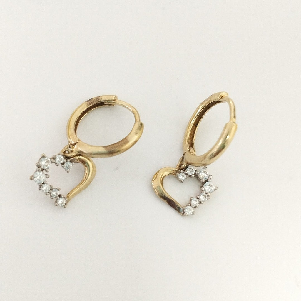 ARETES PAR ORO 10 K 1.4 GRMS (SEMINUEVO)