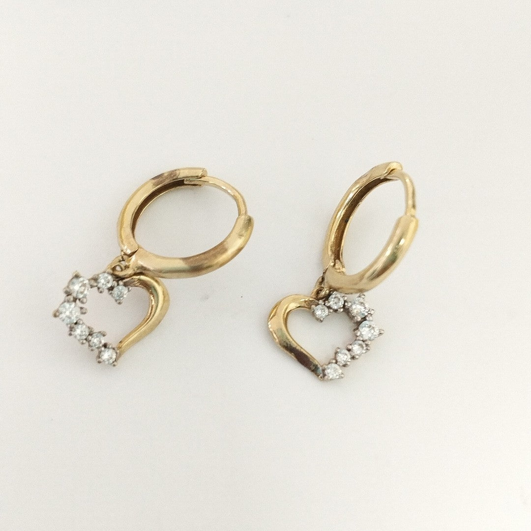 ARETES PAR ORO 10 K 1.4 GRMS (SEMINUEVO)