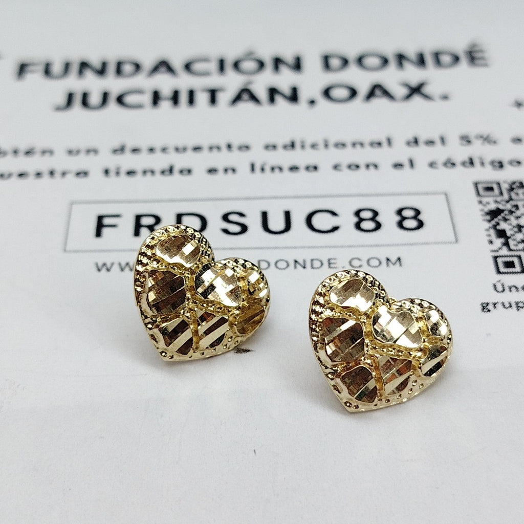 ARETES PAR ORO 10 K 2,40 GRMS (SEMINUEVO)