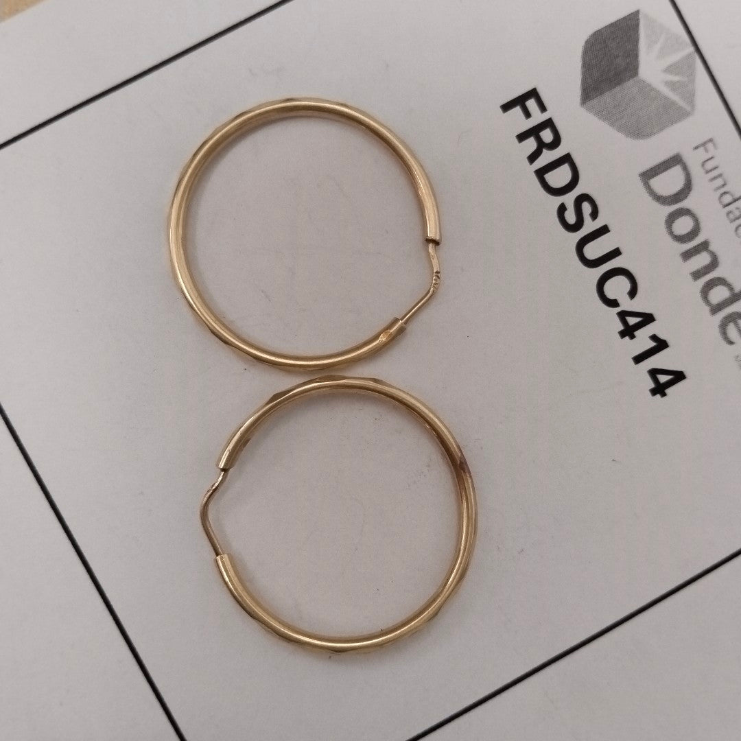 ARRACADAS PAR ORO 10 K 2,60 GRMS (SEMINUEVO)