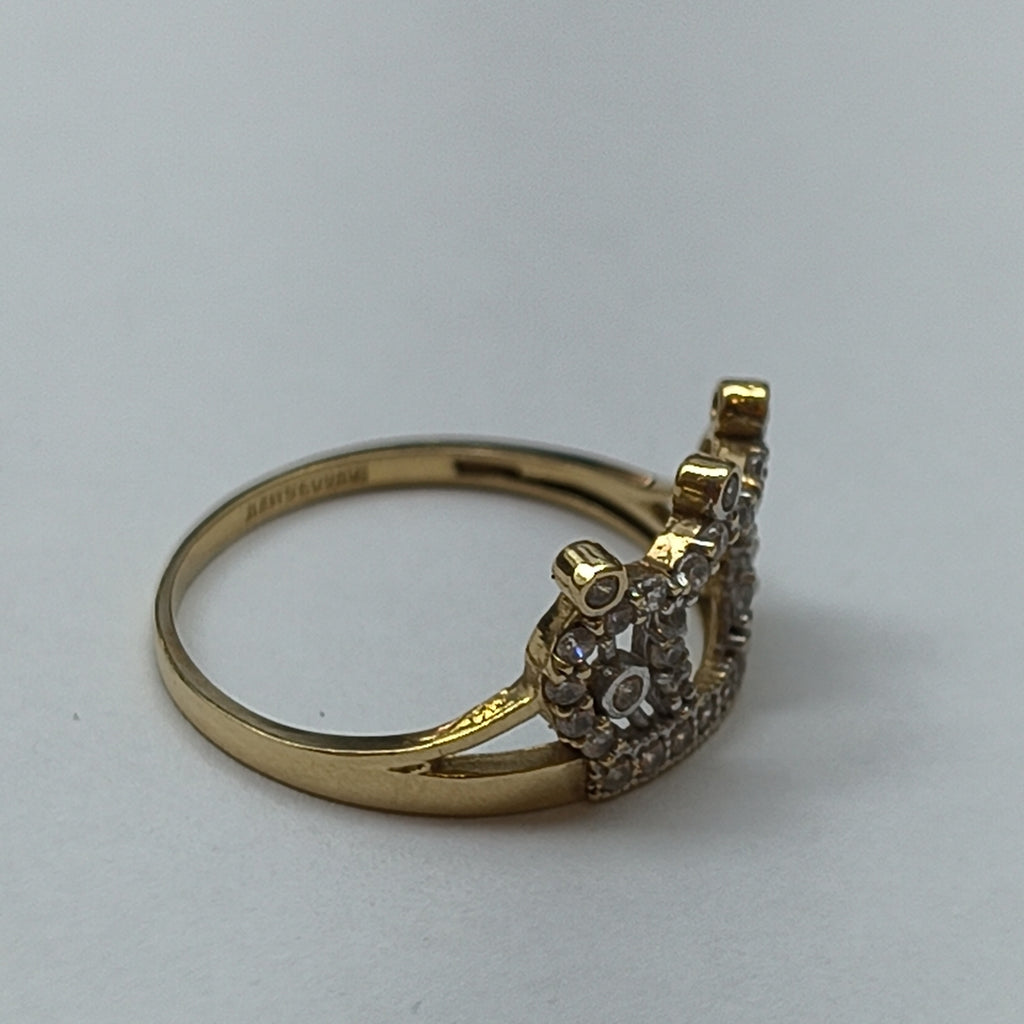 ANILLO CONMEMORATIVO ORO 10 K 1,50 GRMS (SEMINUEVO)