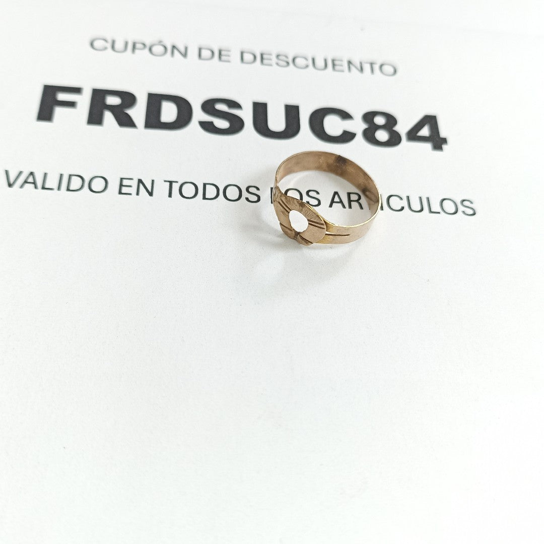 ANILLO ORO 8 K 1.3 GRMS (SEMINUEVO)