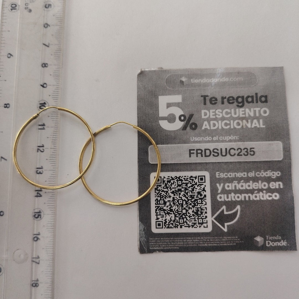 ARRACADAS PAR ORO 10 K 2,00 GRMS (SEMINUEVO)