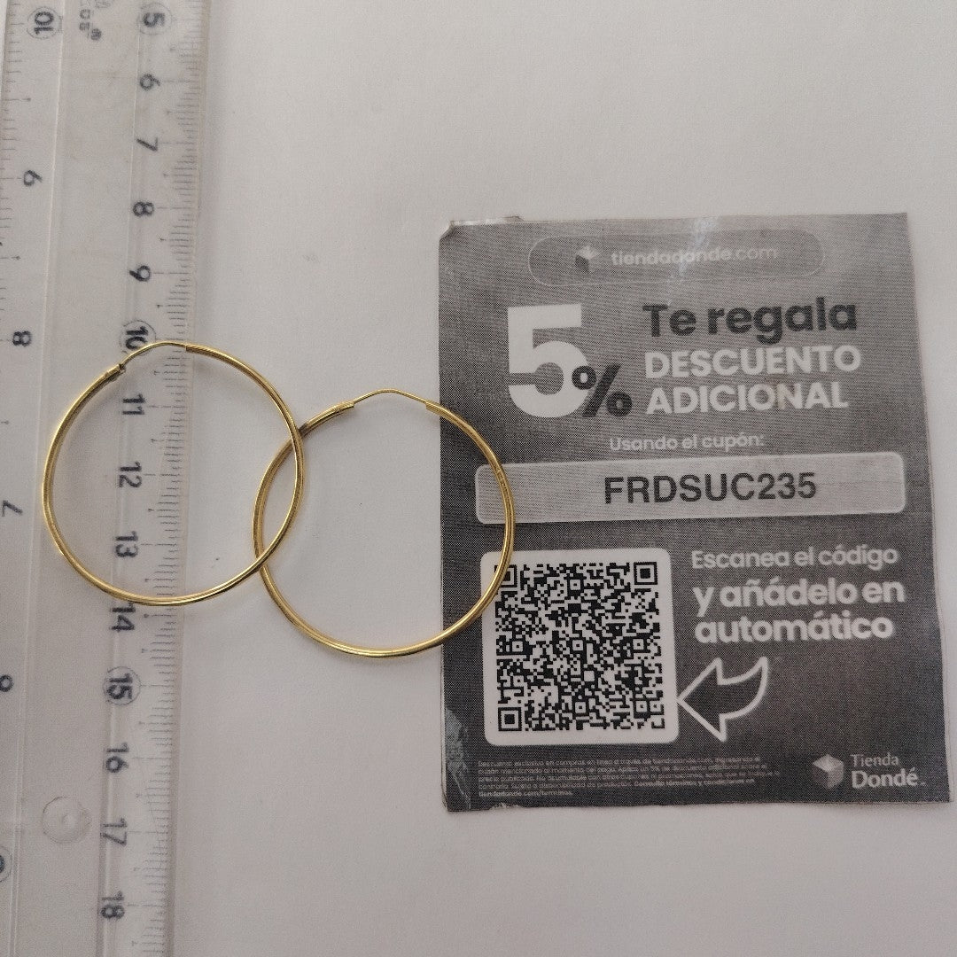 ARRACADAS PAR ORO 10 K 2,00 GRMS (SEMINUEVO)