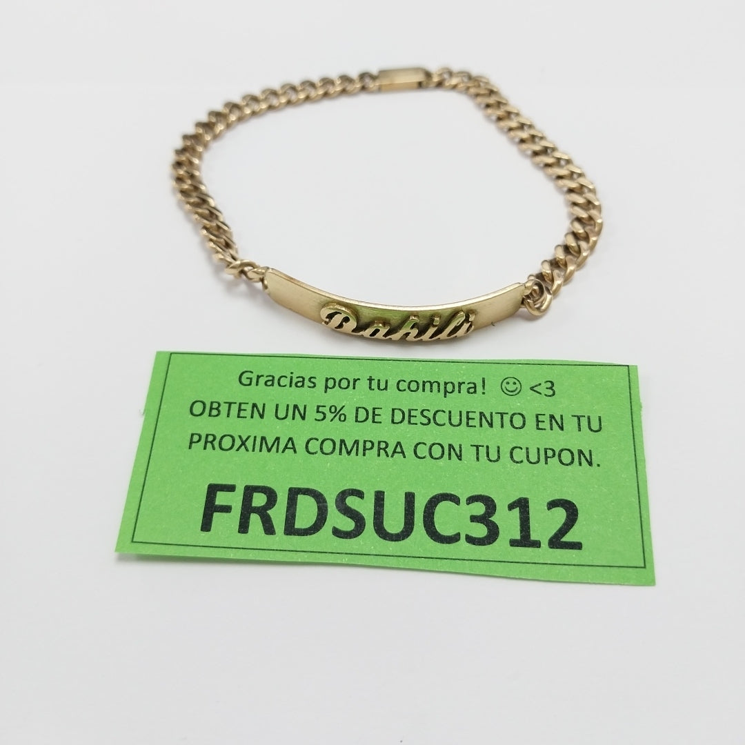 ESCLAVA ORO 14 K 16.6 GRMS (SEMINUEVO)