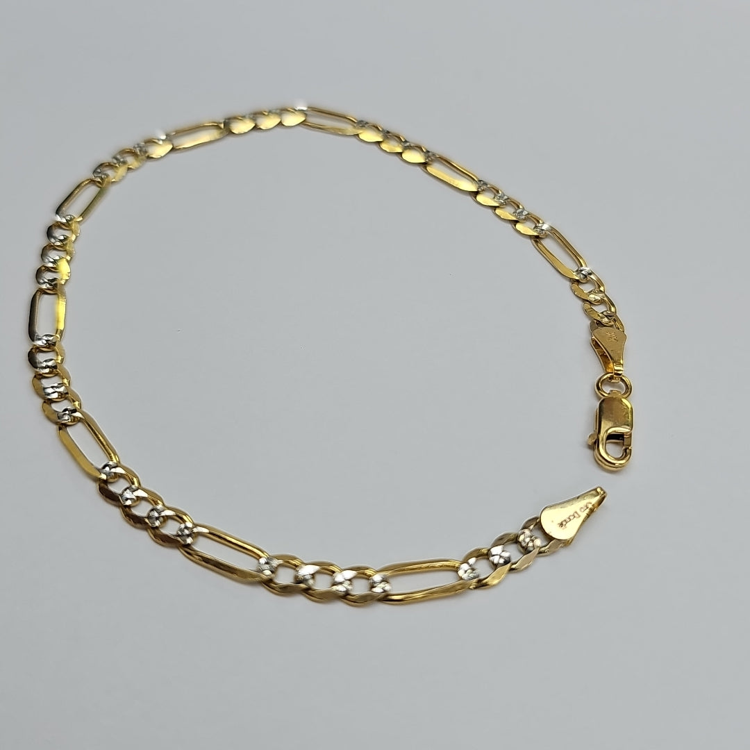 PULSERA 3X1 14K 21 CM 4.5 GR (NUEVO)